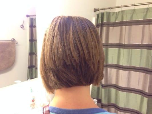 The worst haircut I've ever received in my 27 years