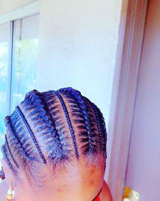 Stitch cornrows