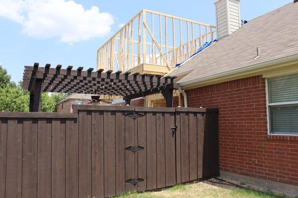 Frisco 2nd Floor addition Framing Stage