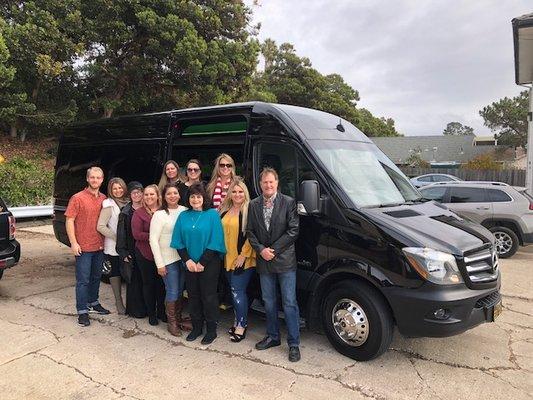 December 2018 CPS staff heading to Solvang.