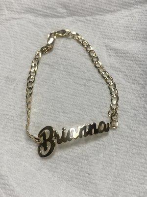 Name bracelet