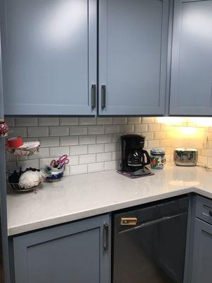 Look of tile in kitchen