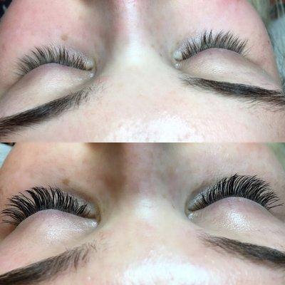 My beautiful classic lash extensions done by Sadie. She's the best!