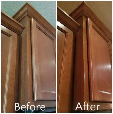 Let Clear Choice Maids revitalize your kitchen cabinets.