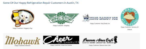 Some of our satisfied commercial clients