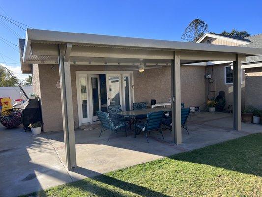 Flat pan roof - patio cover