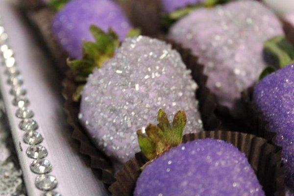 Lavender and Purple strawberries