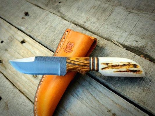 Anza Knives, WWX-6 Bocote Elk