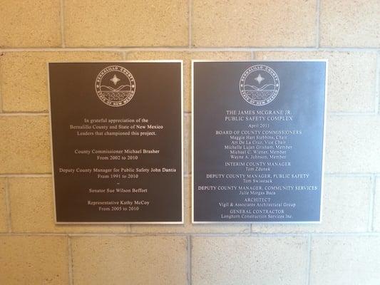 Building plaques