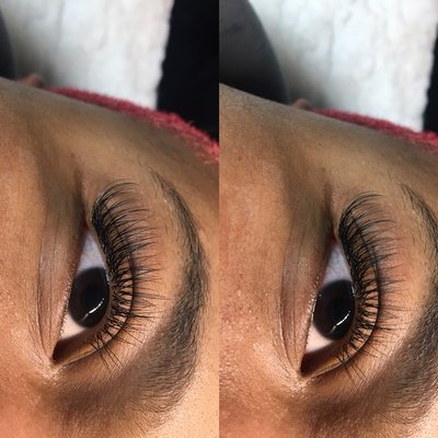 Classic eyelash extensions