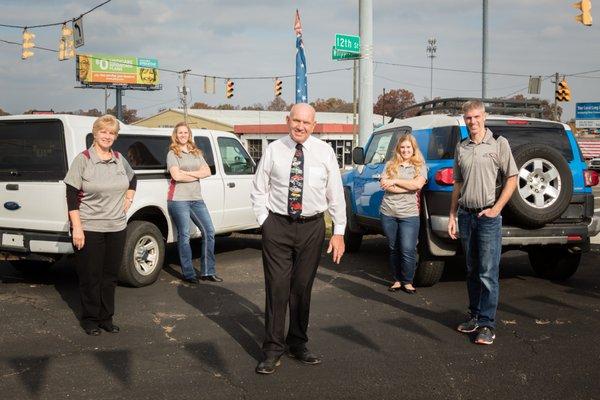 Our family owned sales team looks forward to helping our customers find a quality vehicle at a reasonable price!