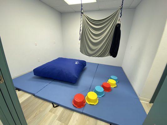 One of the sensory gyms, Therapy South has 2!