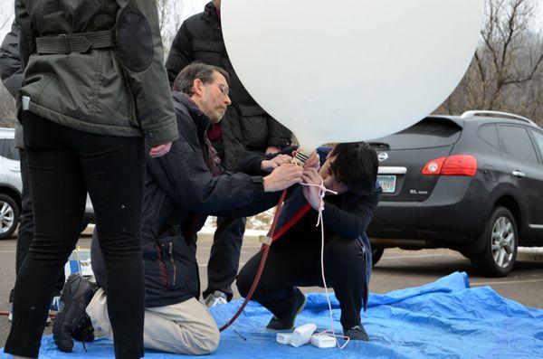 Weather balloon science project