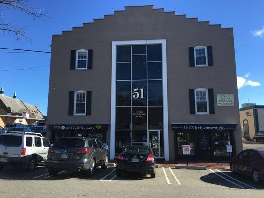 This is 51 Upper Montclair Plaza, where you'll find my office.