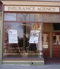 The front of our building on Main Street, just a couple doors down from Java Junction!