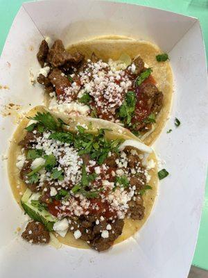 Carne asada tacos