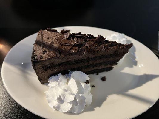 I love the chocolate cake at the Slate Mill!