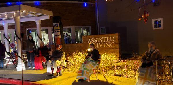 West Realty participating in Christmas Parade for Senior Assisted Living facilities