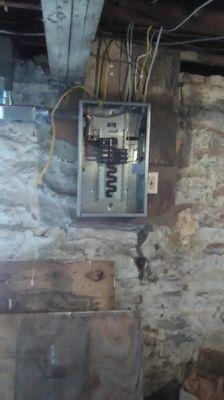 My very first electrical panel installed