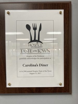 2010 Taste if the Town Award