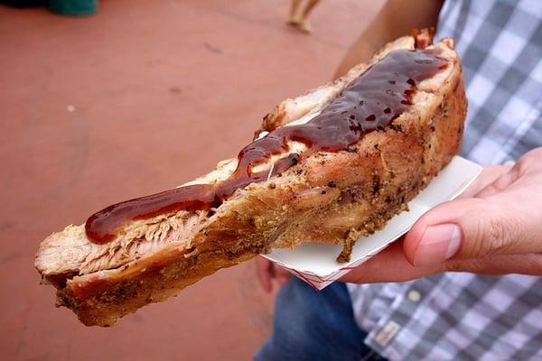 huge rib and our 2nd favorite rib from Meat, Inc.