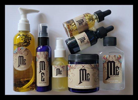 ME natural includes a full body line of natural products for the entire family.