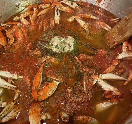 Homemade Crab Gravy!