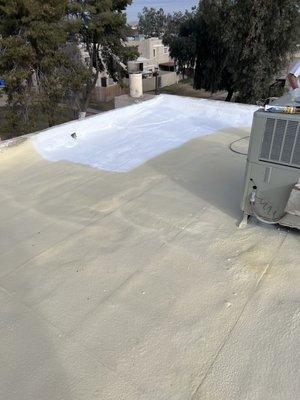 Foam roof