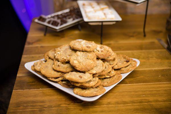 White chocolate caramel sea salt cookies. Photo by Toanven Photography