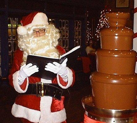 He's checking his list and YOU get Chocolate !   Yesssss !