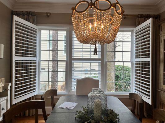 Schedule your FREE in-home consultation today to find the perfect custom shutters for your North Raleigh or Wake Forest home!