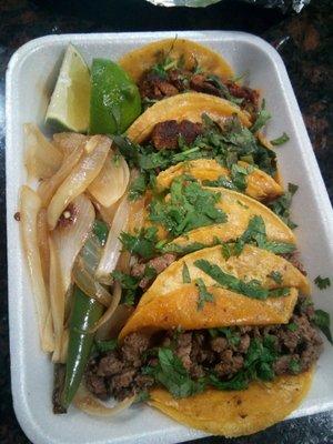 Mini taco plate