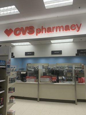 Front of CVS inside Target Store