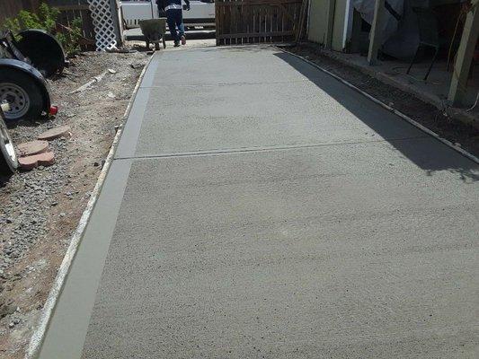 Job completed by EXPERT CONCRETE