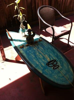 Custom 4'6" fish I made into a coffee table