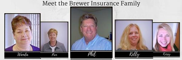 Met the Brewer Insurance Family! Phil, Pam, Wanda, Kelly, and Krissy