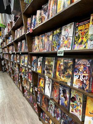 Wall of comics