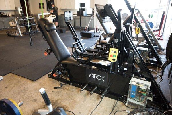 We feature Adaptive Resistance Exercise (ARX) machines.