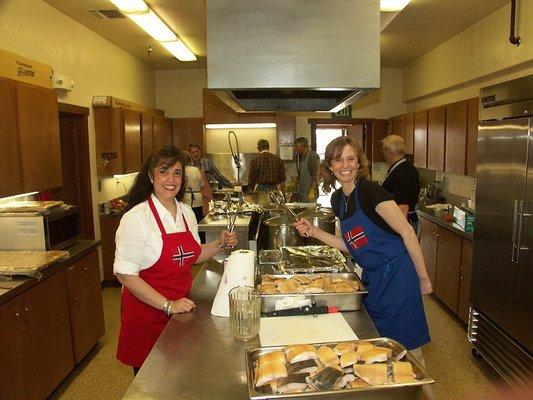 Great cooks have great fun at a self-catered event!