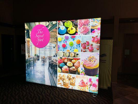 Backlit Light Box Display