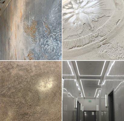 Decorative Plaster Finishes 
Venetian & Textured