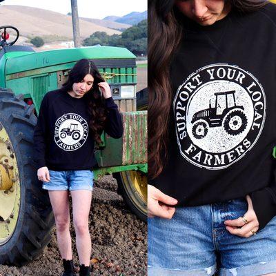 Support your Local Farmers pullover!