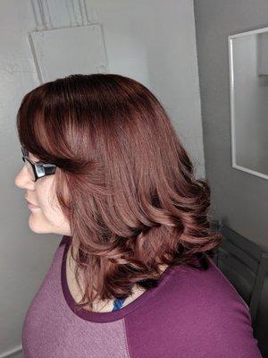 New cut and color