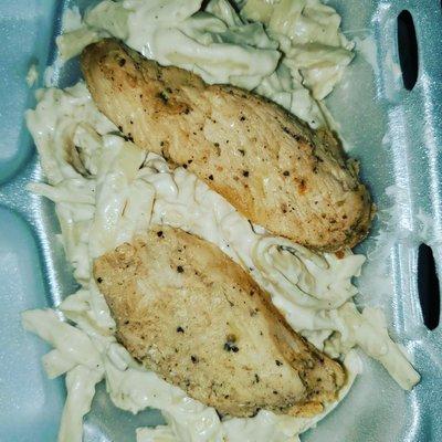 Chicken Alfredo With Chicken Strips