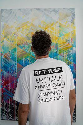 You are invited to join artist Remote for an insightful conversation a"Remote Viewing". Photographer George R. Mercado will take portraits!