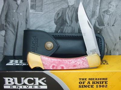 Buck knife with a pink pearl handle? Yes. And it's mine.