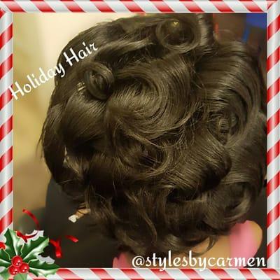 Natural hair silk wrap and curls