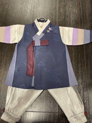 Korean traditional clothing for boy 1st birthday