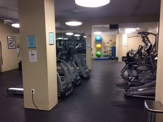 Upgraded Fitness Center with Fitness on Demand - an online virtual work out program