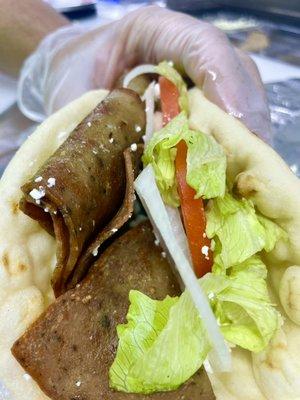 Beef gyro wrap